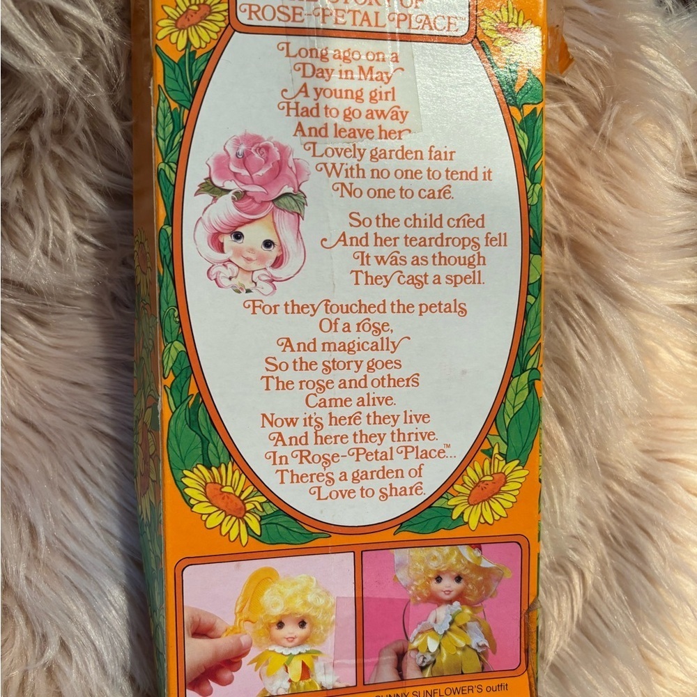 Kenner Rose Petal Place Sunny Sunflower 1984 - Picture 5 of 8